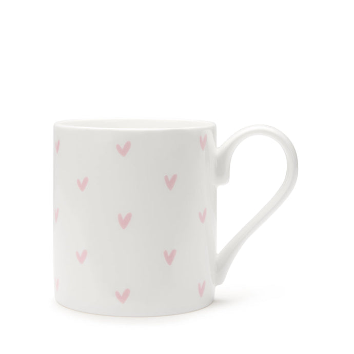 Hearts Fine bone china Mug Pink