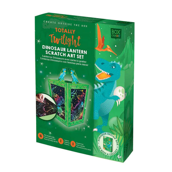 Dinosaur Lantern Scratch Art Kit
