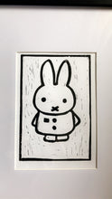 Load image into Gallery viewer, Lino Print ‘Solo Miffy&#39;