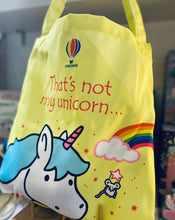 Load image into Gallery viewer, That’s not my unicorn book bag set
