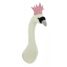 Load image into Gallery viewer, Fiona Walker Swan head with crown