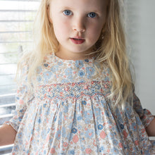 Load image into Gallery viewer, Ella Print Hand smocked dress