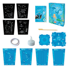 Load image into Gallery viewer, Seal Life Lantern Scratch Art Kit