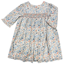 Load image into Gallery viewer, Ella Print Hand smocked dress