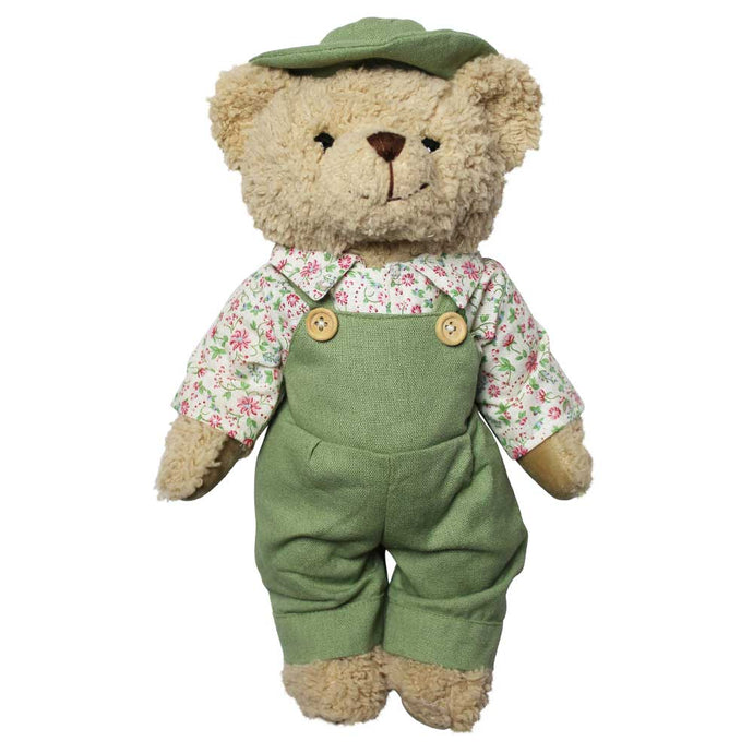 Teddy in Green Dunagrees