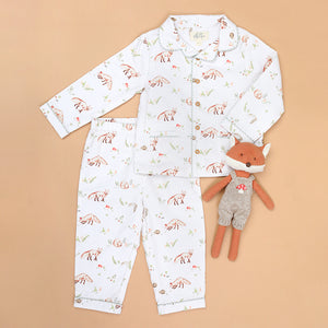 Printed Woodland Brished Pjama set