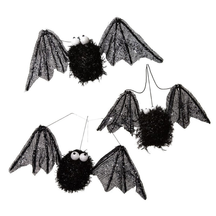 Hanging Bat Decorations set 3