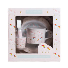 Load image into Gallery viewer, Unicorn Childrens Melamine Dinnerset