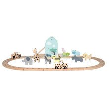 Load image into Gallery viewer, Wooden Safari Train Set