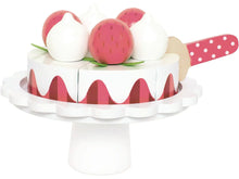 Load image into Gallery viewer, Wooden Strawberry Cake with stand