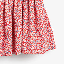 Load image into Gallery viewer, Apple pink print cotton dress