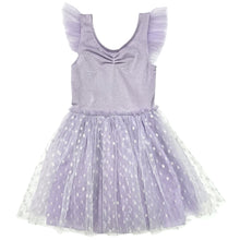 Load image into Gallery viewer, Sparkle Lilac Ruffle Dress