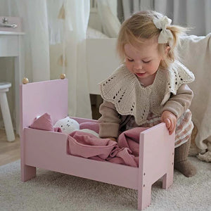 Wooden Dolls bed