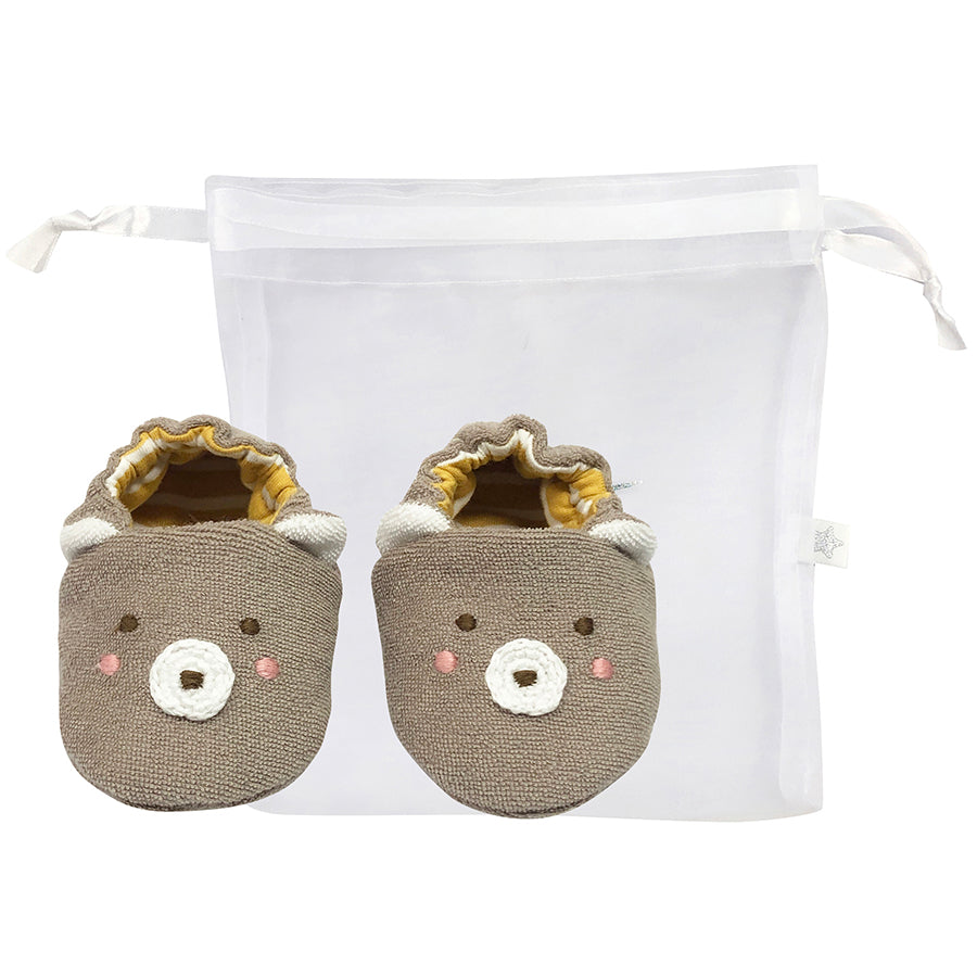Wild Bobby Bear towelling Booties