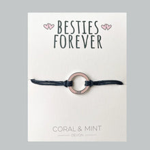 Load image into Gallery viewer, Besties Forever Charm Bracelet