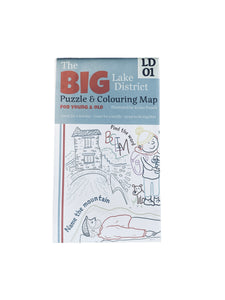 The Big Lake District Puzzle and Colouring Map