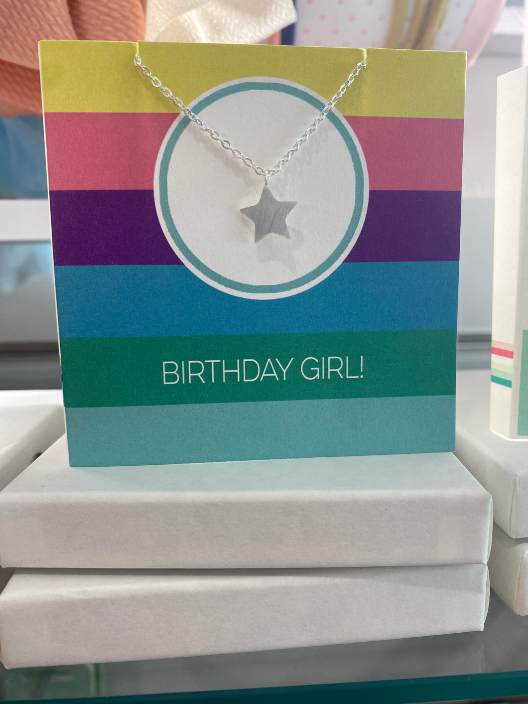 Birthday Girl on a greetings card