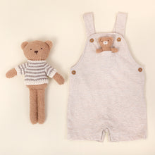Load image into Gallery viewer, Teddy bear short Dungaree