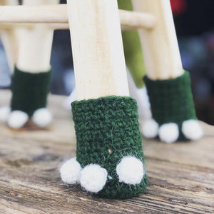 Dinosaur Crochet Stool and Socks