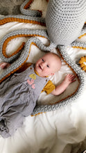 Load image into Gallery viewer, Crochet Large Octopus Mustard/Grey