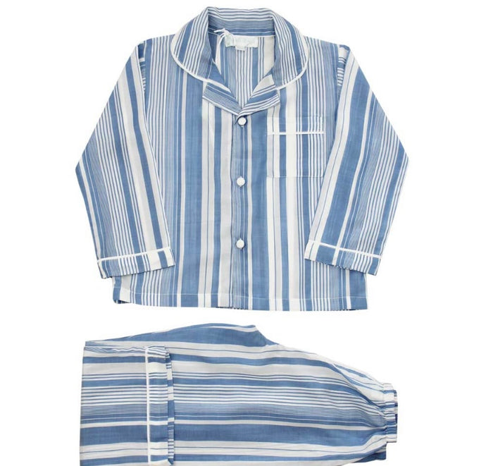 Cotton Pyjama blue stripe
