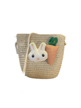 Load image into Gallery viewer, Bunny with carrot hat and bag set