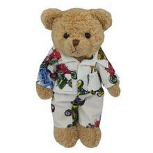 Load image into Gallery viewer, Teddy bear with Tractor Pjamas