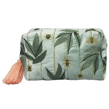 Load image into Gallery viewer, Eden Pouch Velvet cosmetic bag