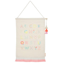 Load image into Gallery viewer, Pink Alphabet wall hanging