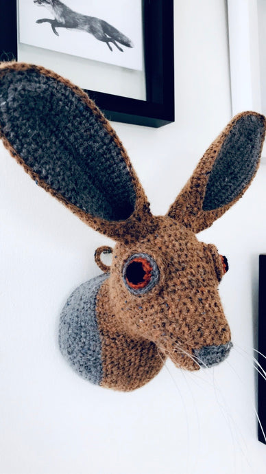 Crochet Wilfred Hare head