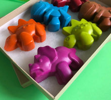 Load image into Gallery viewer, Dinosaur crayons large box