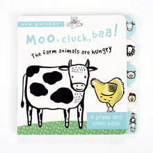 Load image into Gallery viewer, Sound book, Moo, Cluck, Baa!