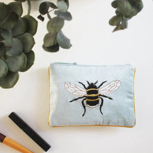 Load image into Gallery viewer, Bee Velvet cosmetic bag