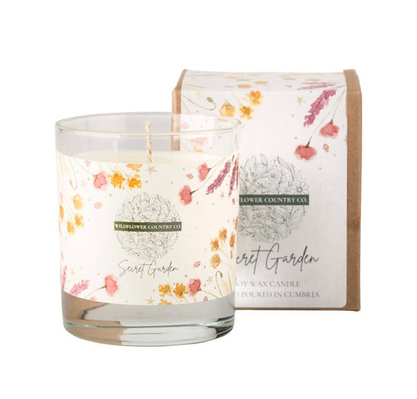 Wildflower country Co Candle Secret Garden