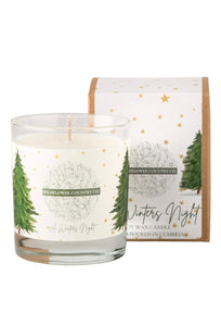 Winter night Candle