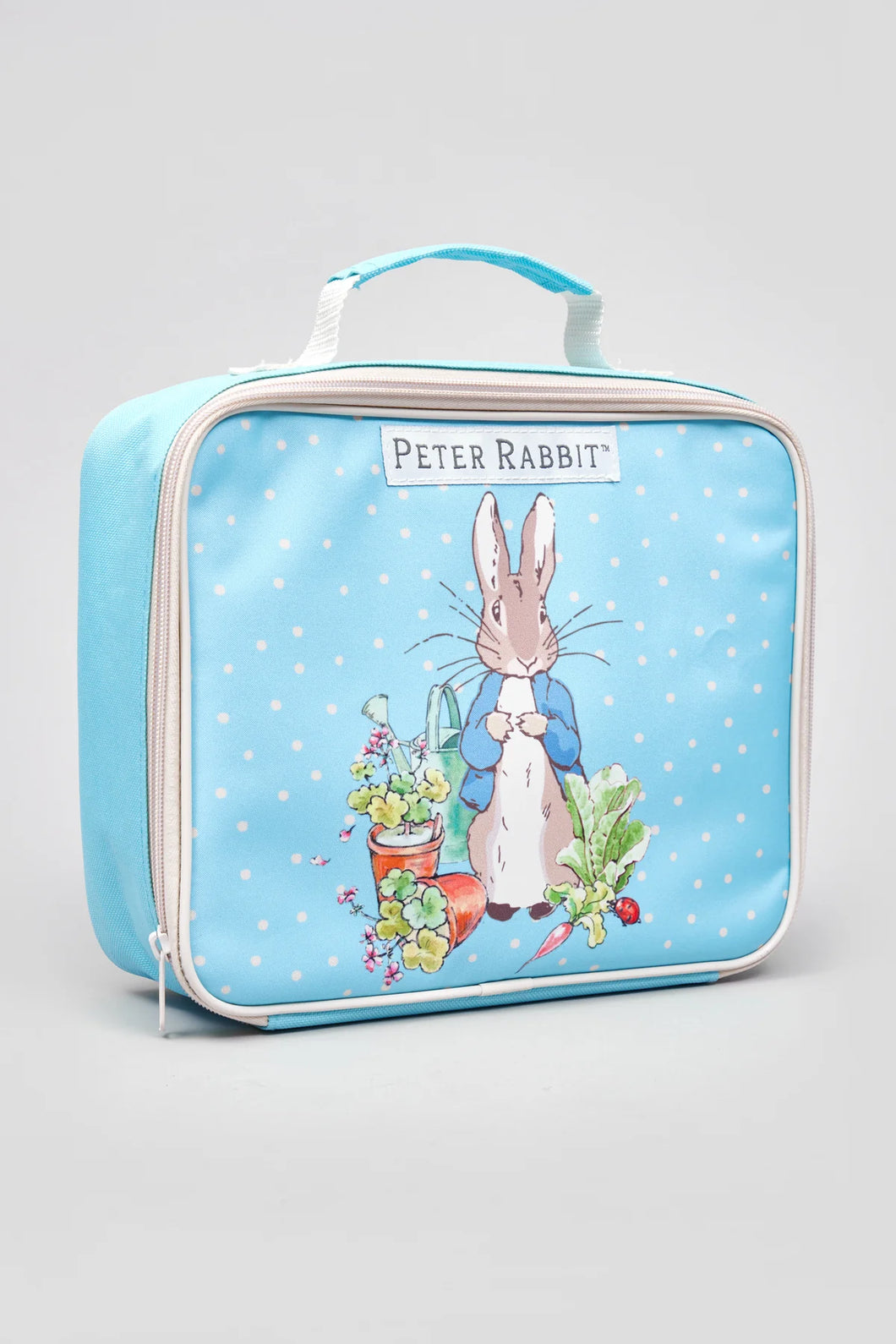Peter Rabbit polka dot lunch bag