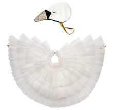 Load image into Gallery viewer, Swan cape dress up set