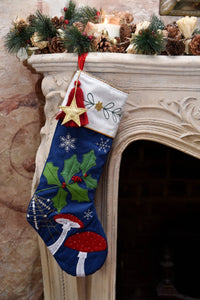 Toadstool Christmas Stocking