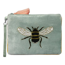 Load image into Gallery viewer, Bee Velvet cosmetic bag
