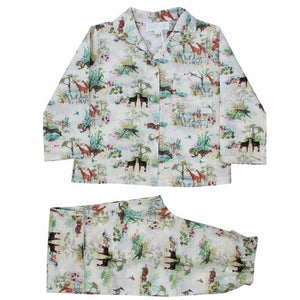 Vintage Jungle Long sleeve Pjamas