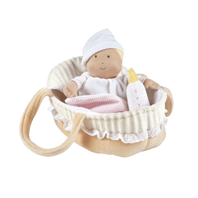 Bonikka carry cot with baby Grace