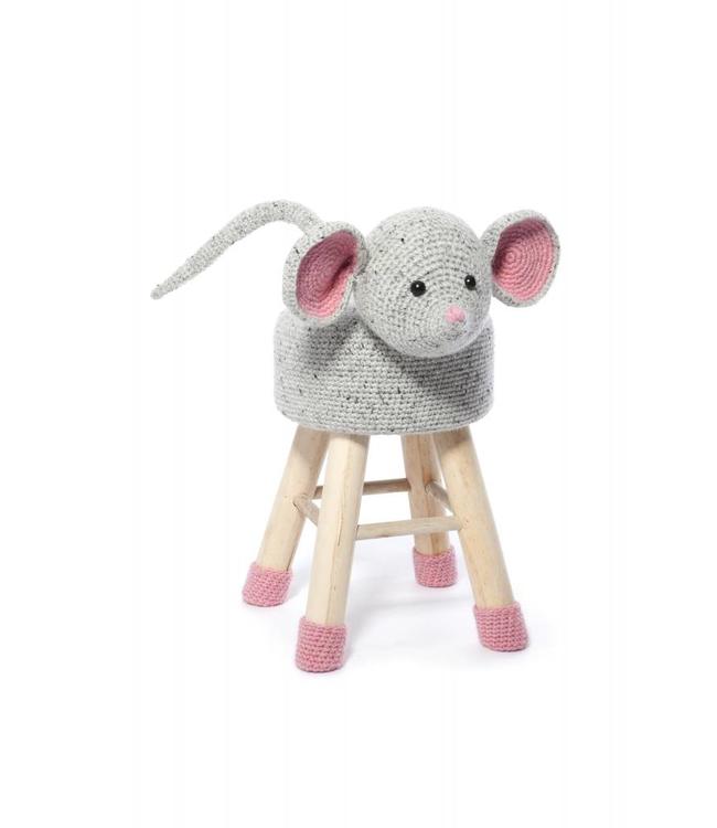 Mouse Crochet Stool and Socks